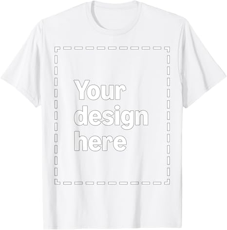 Customizable 100% Cotton Thickened Unisex T-Shirt